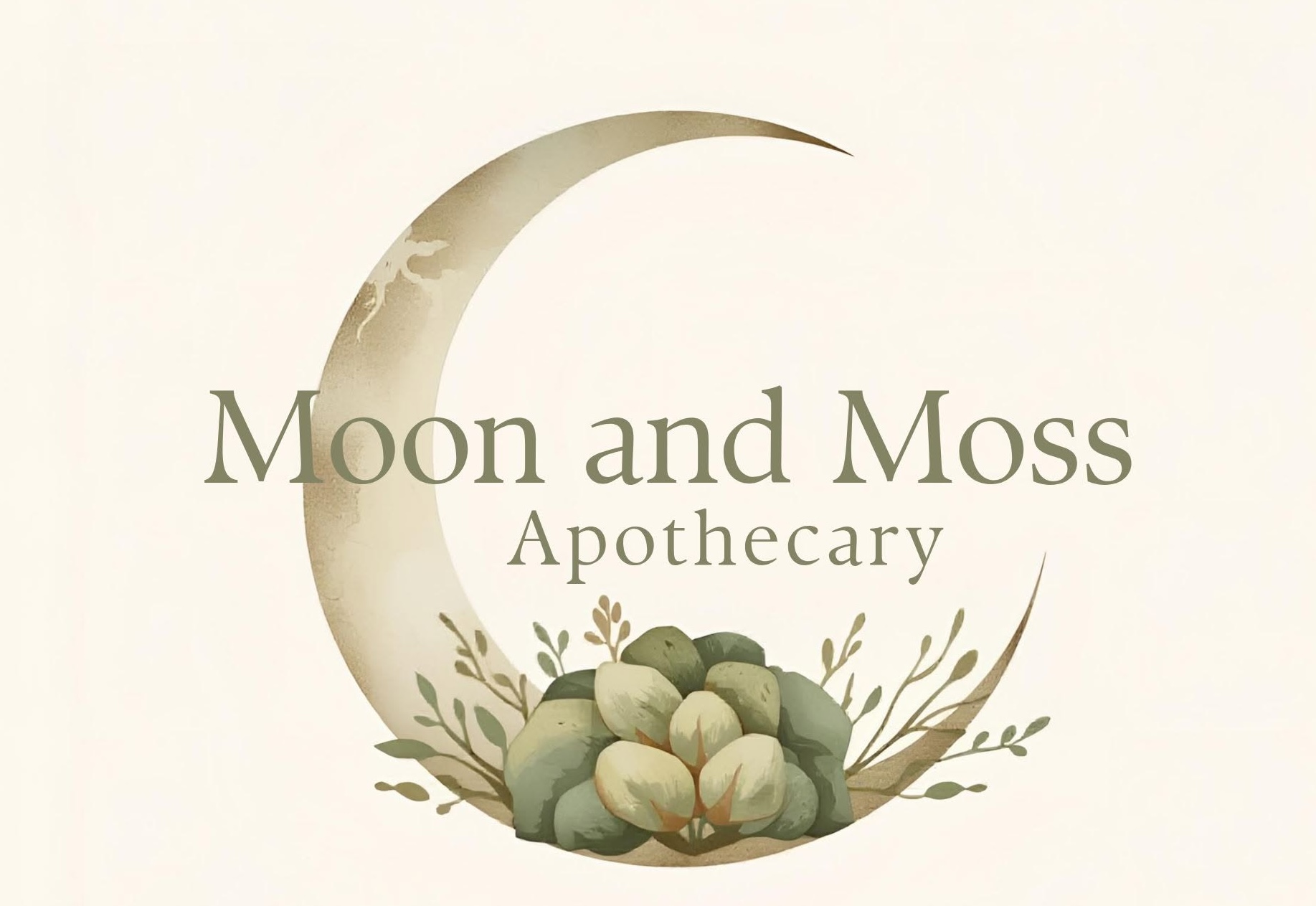 Moon and Moss Apothecary logo